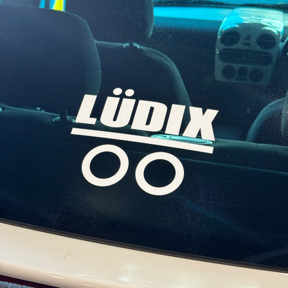 LUDIX カッティングウィンドウデカール
