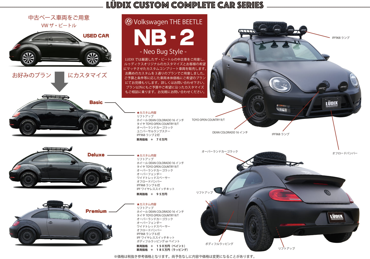 フォルクスワーゲン ザ・ビートル ターボ【NB-2】（ブラック）受注生産